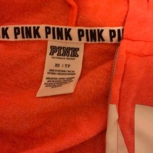 Sweat shirt neon orange grey and white